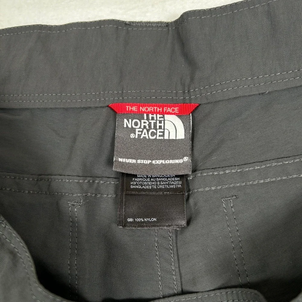 North Face Shorts Men's Size 38 Gray Hiking Cargo Outdoor 100% Nylon‎